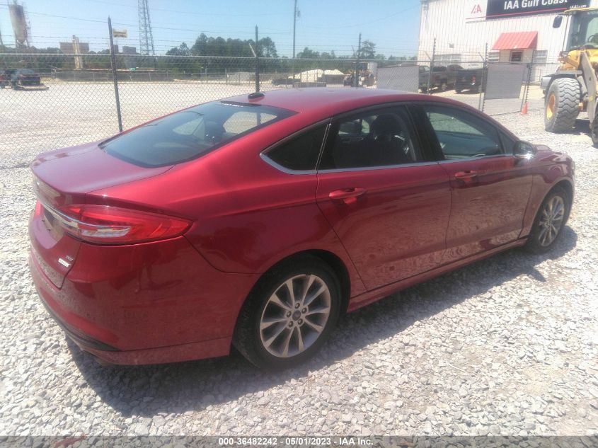 2017 FORD FUSION SE - 3FA6P0HD1HR289940