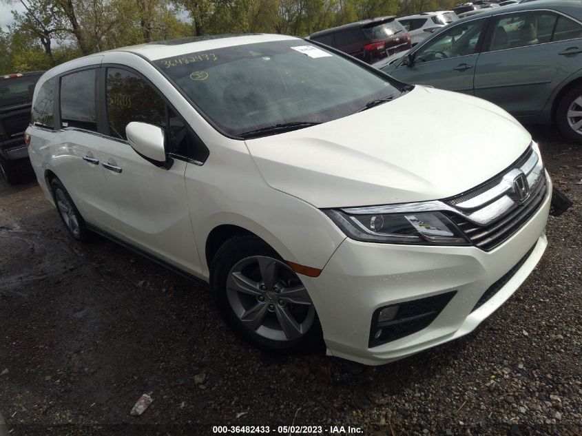 2018 HONDA ODYSSEY EX-L - 5FNRL6H70JB080437