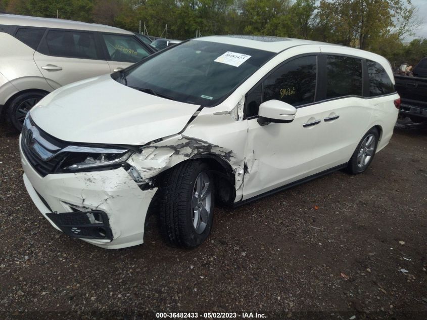 2018 HONDA ODYSSEY EX-L - 5FNRL6H70JB080437