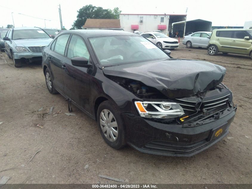 2015 VOLKSWAGEN JETTA SEDAN 2.0L S - 3VW1K7AJXFM302896