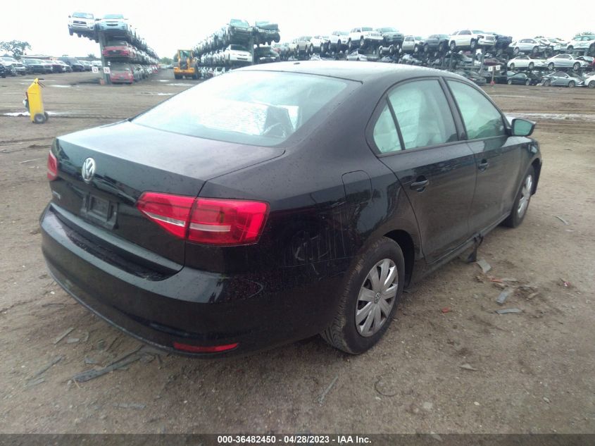 2015 VOLKSWAGEN JETTA SEDAN 2.0L S - 3VW1K7AJXFM302896