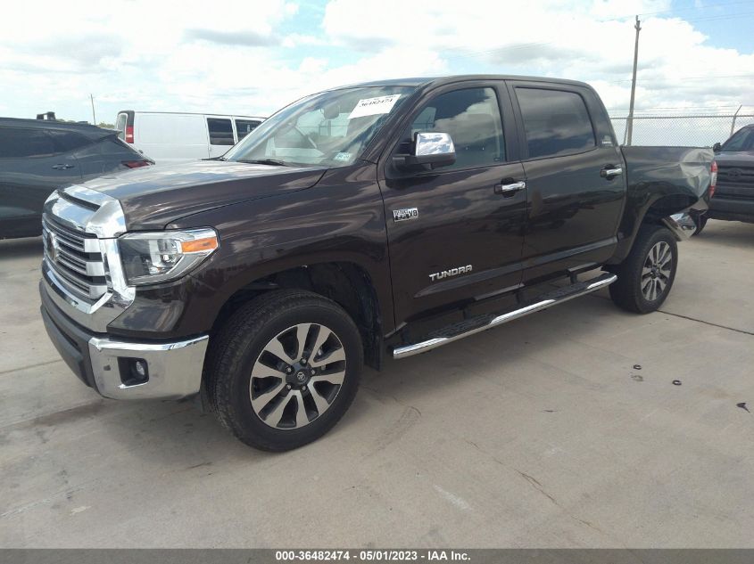 2021 TOYOTA TUNDRA 4WD LIMITED - 5TFHY5F13MX983018