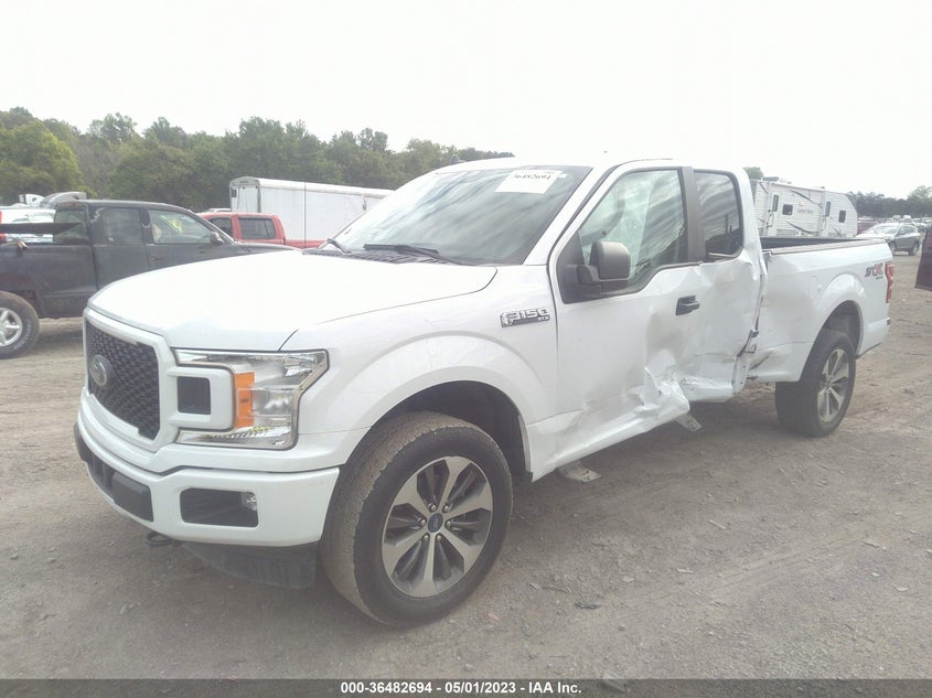 VIN 1FTEX1EP4LFA36627 2020 FORD F-150 XL/XLT/LARIAT