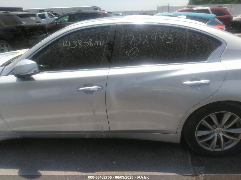 2014 INFINITI Q50 HYBRID PREMIUM JN1AV7AR3EM702943