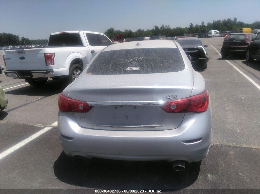 2014 INFINITI Q50 HYBRID PREMIUM JN1AV7AR3EM702943