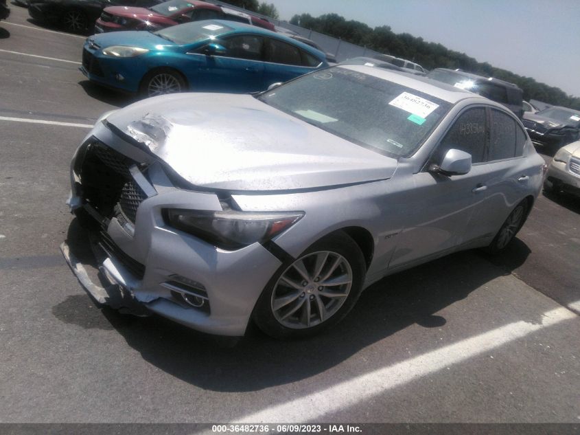 2014 INFINITI Q50 HYBRID PREMIUM JN1AV7AR3EM702943
