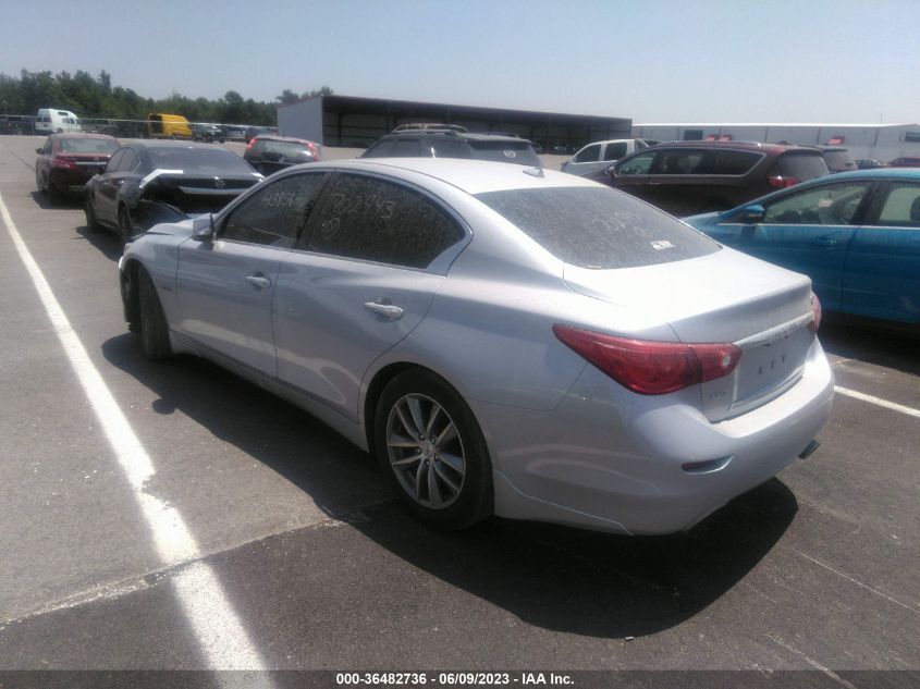 2014 INFINITI Q50 HYBRID PREMIUM JN1AV7AR3EM702943