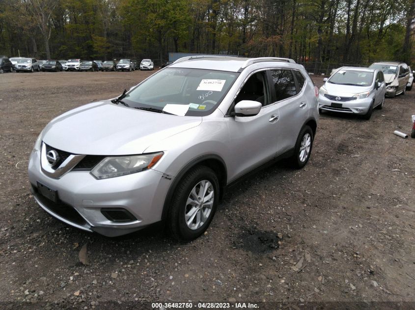 2015 NISSAN ROGUE SV - KNMAT2MV4FP542263