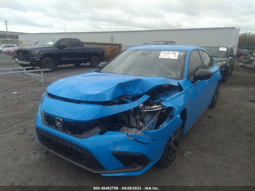 2022 HONDA CIVIC HATCHBACK SPORT - 19XFL2H84NE018118
