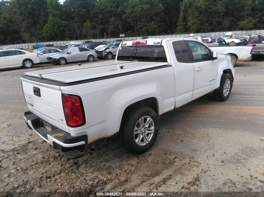 VIN 1GCHSCEA3M1239736 2021 CHEVROLET COLORADO 2WD LT