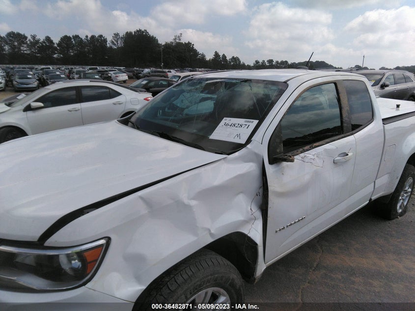 VIN 1GCHSCEA3M1239736 2021 CHEVROLET COLORADO 2WD LT