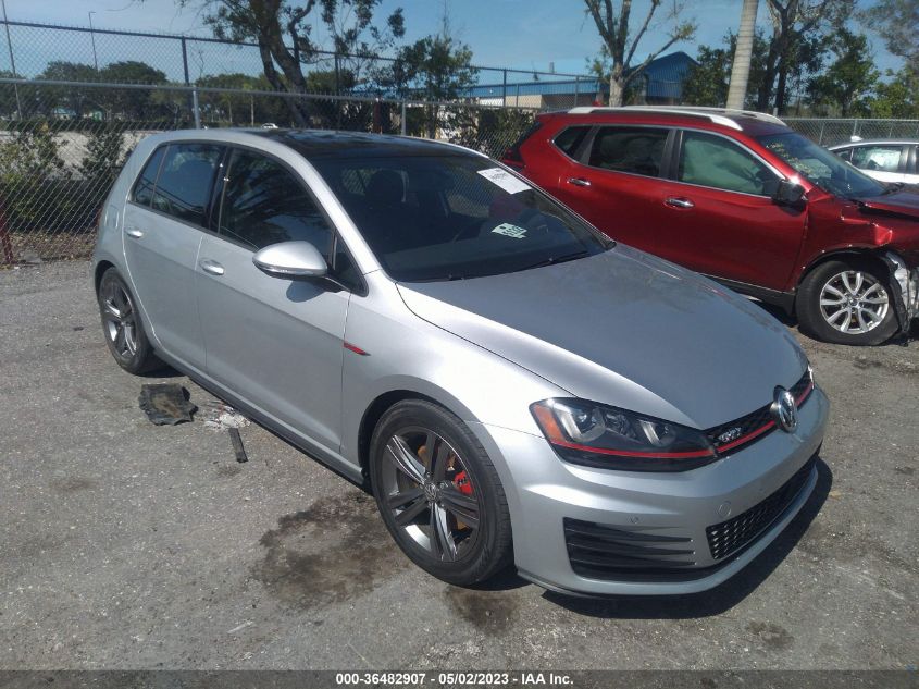 2015 VOLKSWAGEN GOLF GTI AUTOBAHN - 3VW4T7AU0FM067624