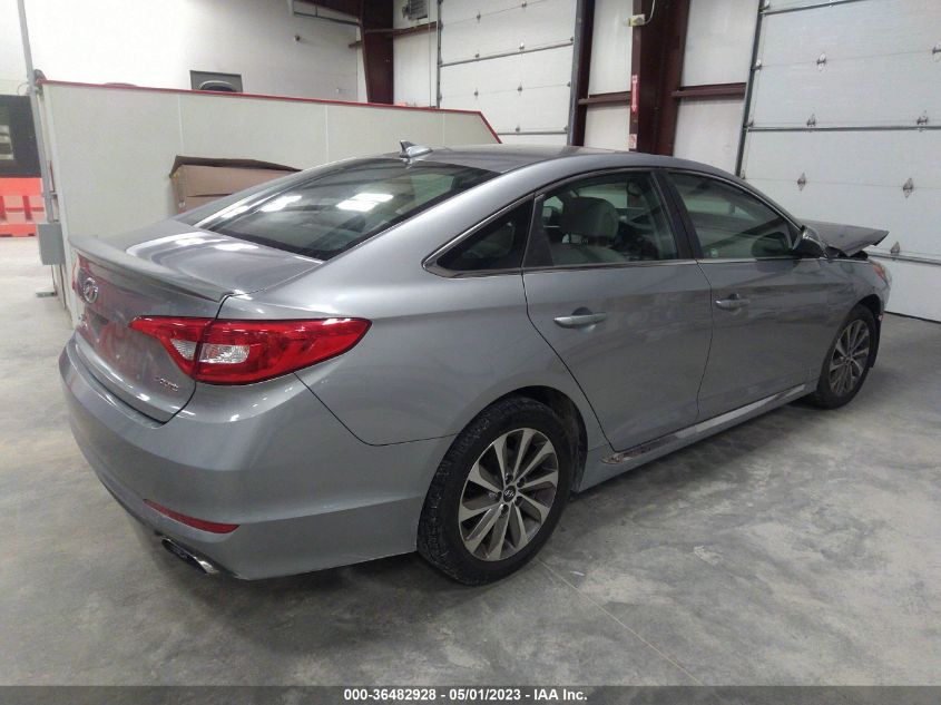 2015 HYUNDAI SONATA 2.4L SPORT - 5NPE34AF8FH031662