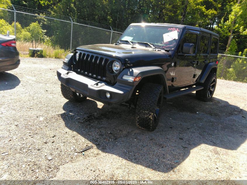 2020 JEEP WRANGLER UNLIMITED SPORT ALTITUDE - 1C4HJXDN4LW204154