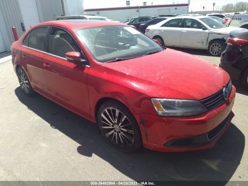 2014 VOLKSWAGEN JETTA SEDAN SE W/CONNECTIVITY/SUNROOF - 3VWD07AJXEM440598