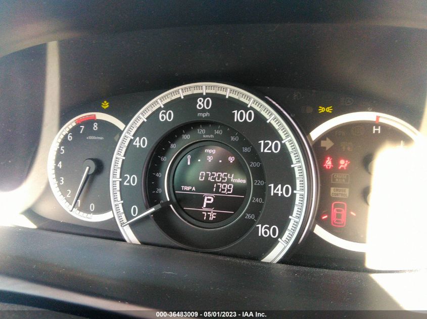 2015 HONDA ACCORD SEDAN EX-L - 1HGCR3F89FA000245