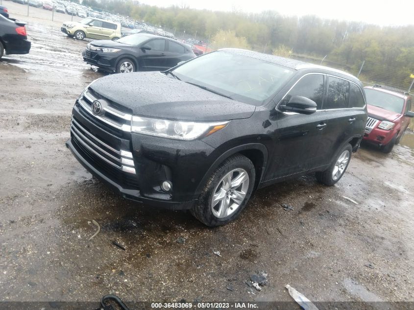 2017 TOYOTA HIGHLANDER LIMITED - 5TDDZRFH0HS357423