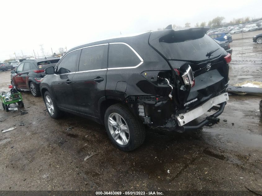 2017 TOYOTA HIGHLANDER LIMITED - 5TDDZRFH0HS357423