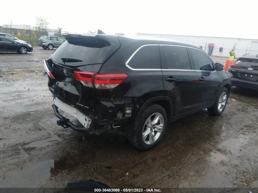 2017 TOYOTA HIGHLANDER LIMITED - 5TDDZRFH0HS357423