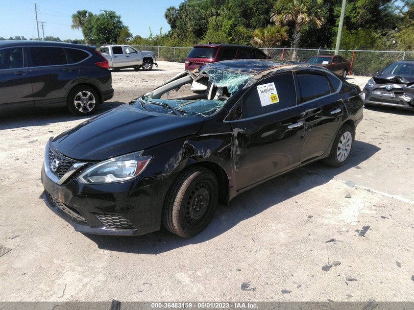 VIN 3N1AB7APXHY296765 2017 NISSAN SENTRA S