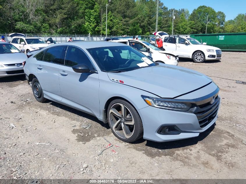 2022 HONDA ACCORD SEDAN SPORT - 1HGCV1F34NA084199