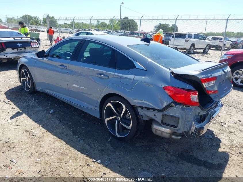 2022 HONDA ACCORD SEDAN SPORT - 1HGCV1F34NA084199