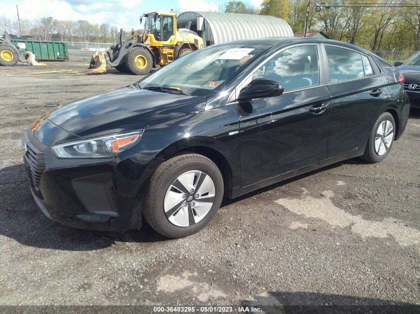 2017 HYUNDAI IONIQ HYBRID BLUE - KMHC65LC0HU024796