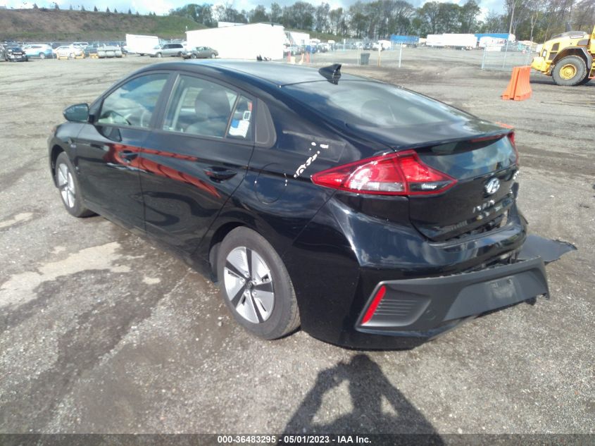 2017 HYUNDAI IONIQ HYBRID BLUE - KMHC65LC0HU024796