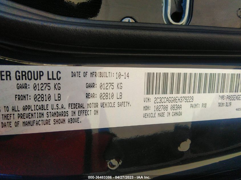 2014 CHRYSLER 300 300S - 2C3CCAGG0EH379229