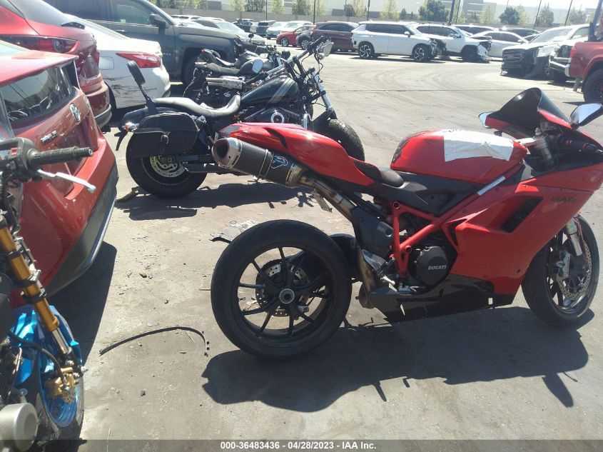 2012 DUCATI SUPERBIKE 848/848 EVO CORSE SE - ZDM1XBMV2CB018028