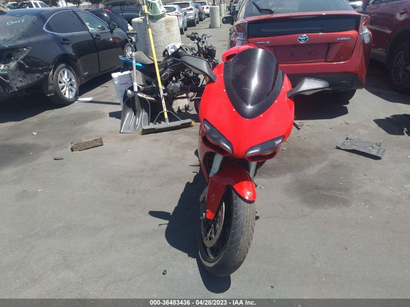 2012 DUCATI SUPERBIKE 848/848 EVO CORSE SE - ZDM1XBMV2CB018028