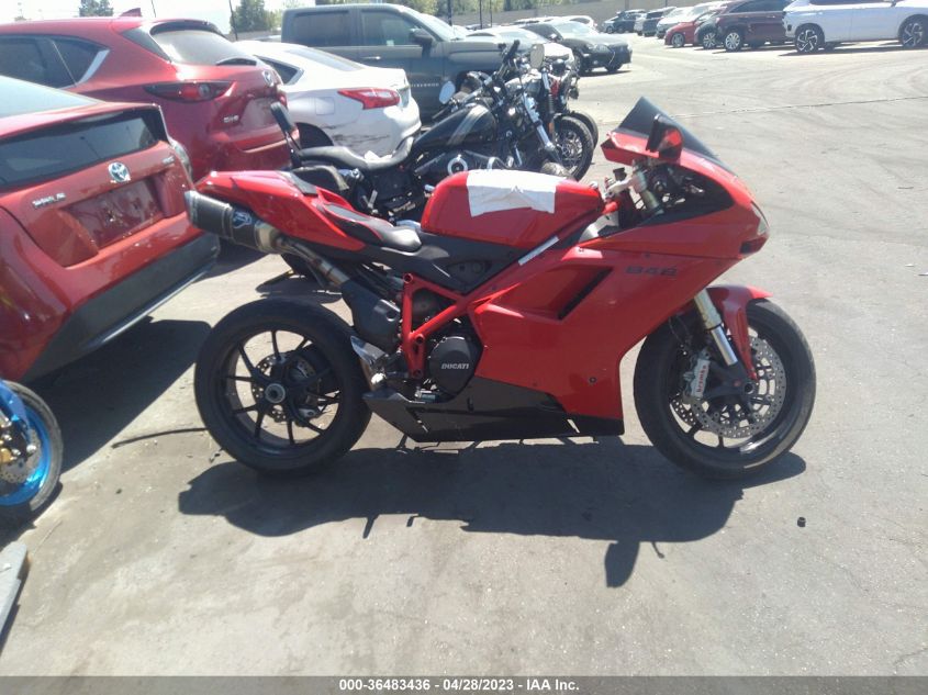 2012 DUCATI SUPERBIKE 848/848 EVO CORSE SE - ZDM1XBMV2CB018028