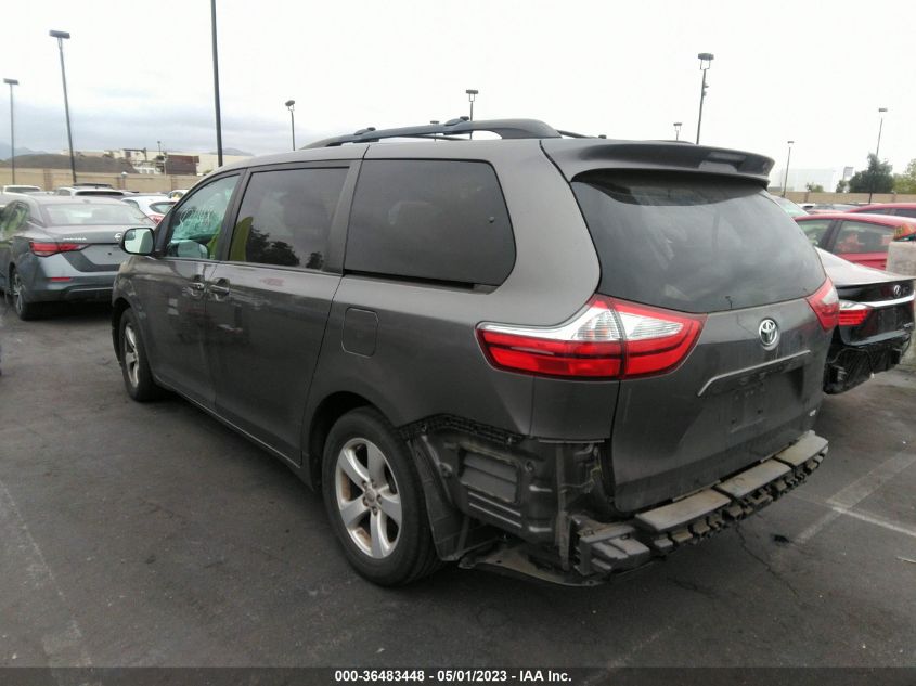 2017 TOYOTA SIENNA LE - 5TDKZ3DC1HS842598