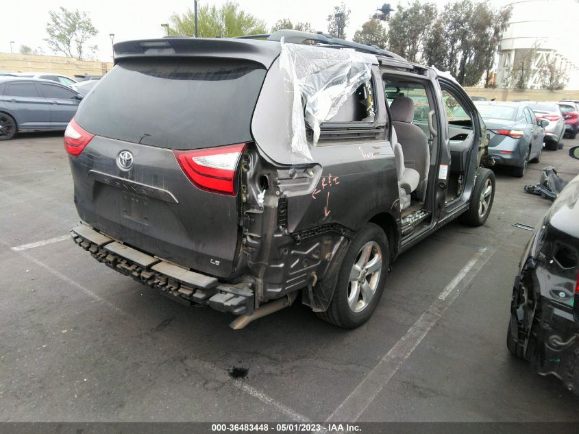 2017 TOYOTA SIENNA LE - 5TDKZ3DC1HS842598