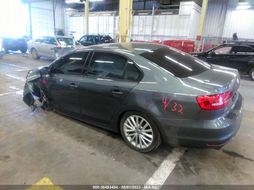 2015 VOLKSWAGEN JETTA SEDAN 2.0L S - 3VW2K7AJ1FM250434