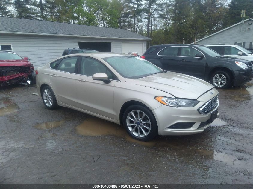 2017 FORD FUSION SE - 3FA6P0H74HR340647