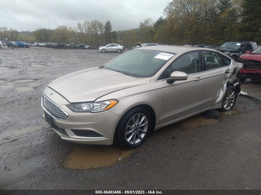 2017 FORD FUSION SE - 3FA6P0H74HR340647