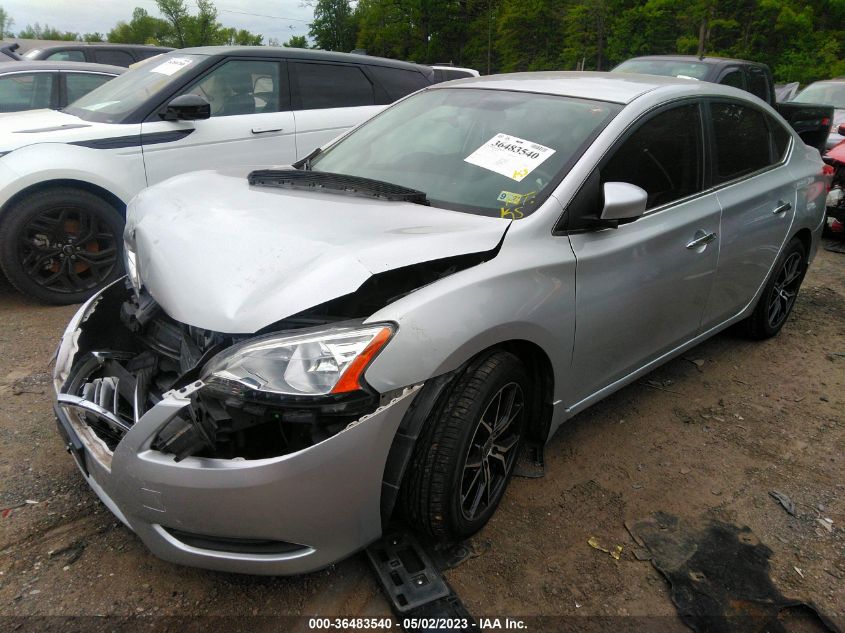 2013 NISSAN SENTRA S - 3N1AB7AP3DL750197