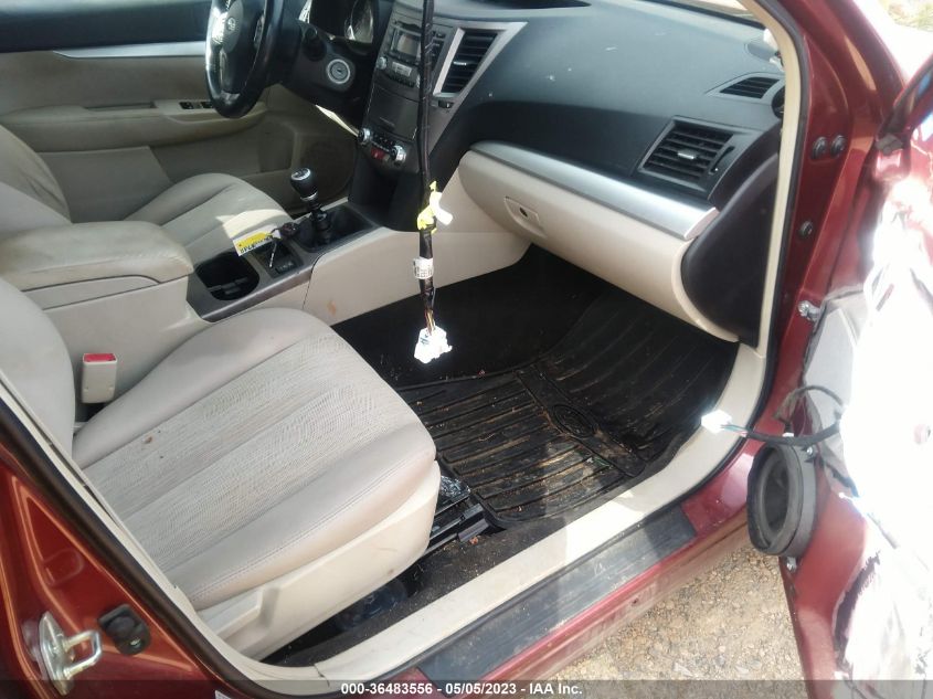 2013 SUBARU OUTBACK 2.5I PREMIUM - 4S4BRCCC9D1236101