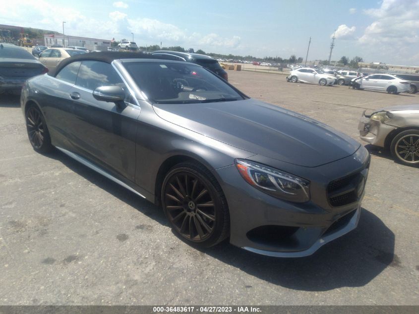2017 MERCEDES-BENZ S-CLASS S 550 - WDDXK8CB3HA027242