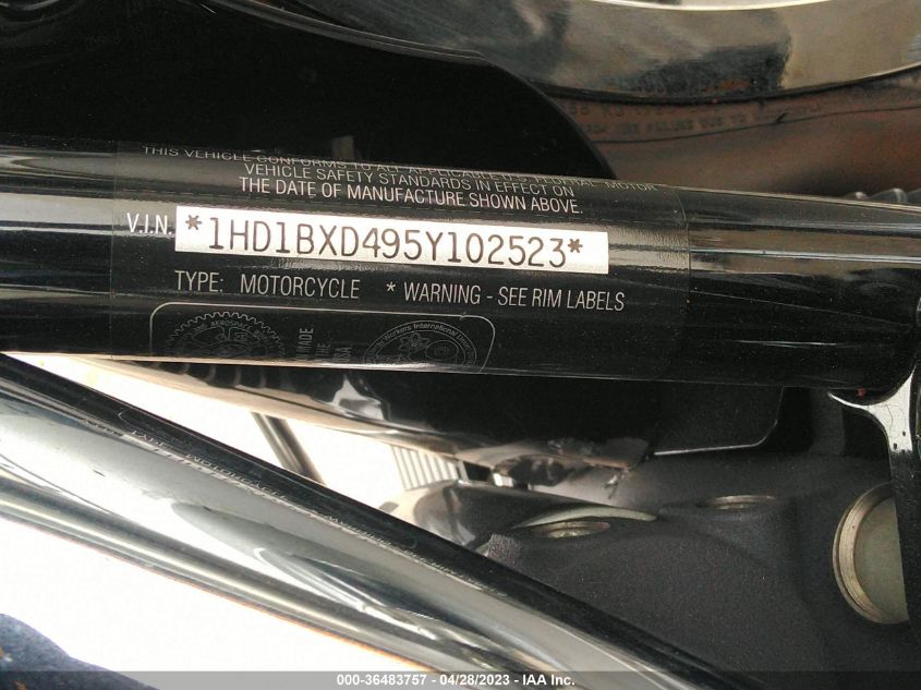 2005 HARLEY-DAVIDSON FLSTFI - 1HD1BXD495Y102523