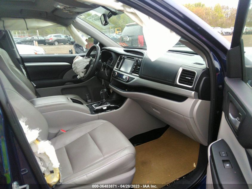 2015 TOYOTA HIGHLANDER XLE - 5TDJKRFH1FS125255