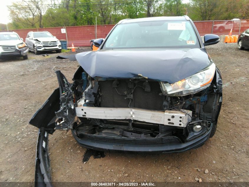 2015 TOYOTA HIGHLANDER XLE - 5TDJKRFH1FS125255