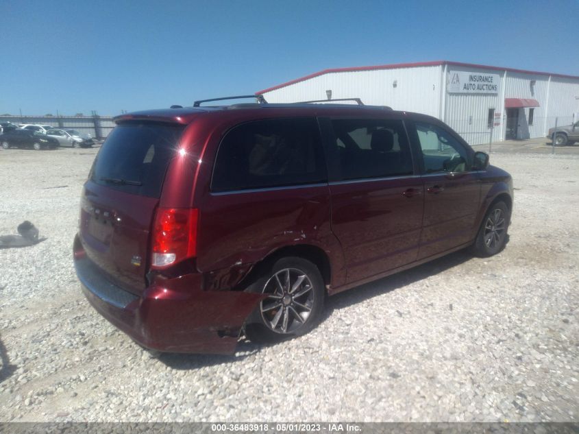 2017 DODGE GRAND CARAVAN SXT - 2C4RDGCG6HR573595