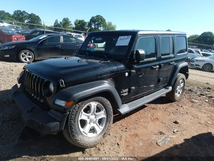 2019 JEEP WRANGLER UNLIMITED SPORT S - 1C4HJXDN4KW567147