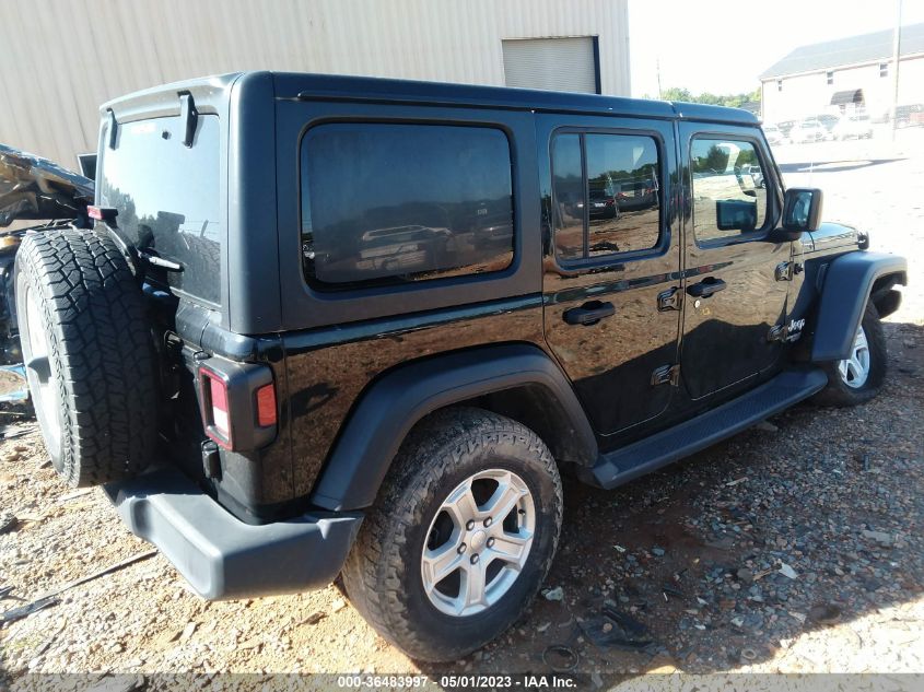 2019 JEEP WRANGLER UNLIMITED SPORT S - 1C4HJXDN4KW567147