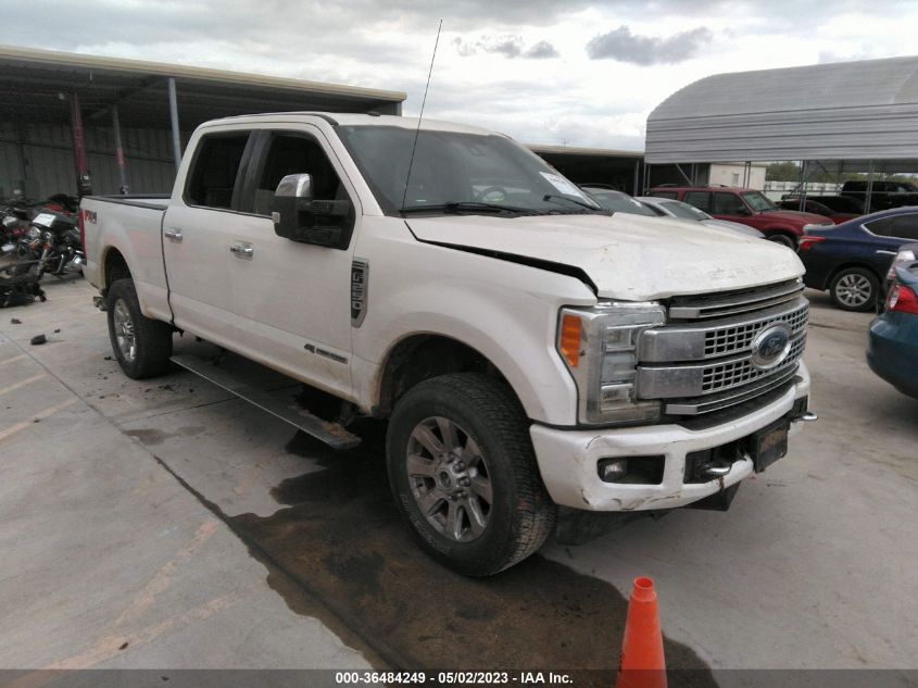 2017 FORD SUPER DUTY F-250 SRW LARIAT/PLATINUM - 1FT7W2BT7HEB28251