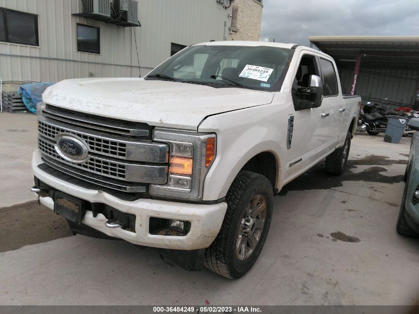 2017 FORD SUPER DUTY F-250 SRW LARIAT/PLATINUM - 1FT7W2BT7HEB28251