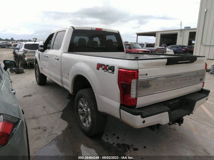 2017 FORD SUPER DUTY F-250 SRW LARIAT/PLATINUM - 1FT7W2BT7HEB28251