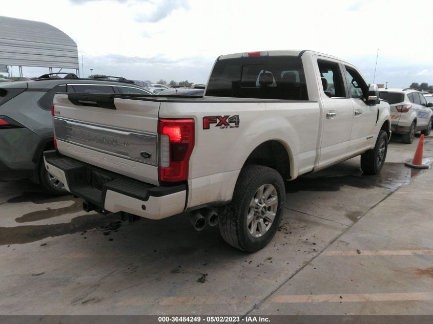 2017 FORD SUPER DUTY F-250 SRW LARIAT/PLATINUM - 1FT7W2BT7HEB28251